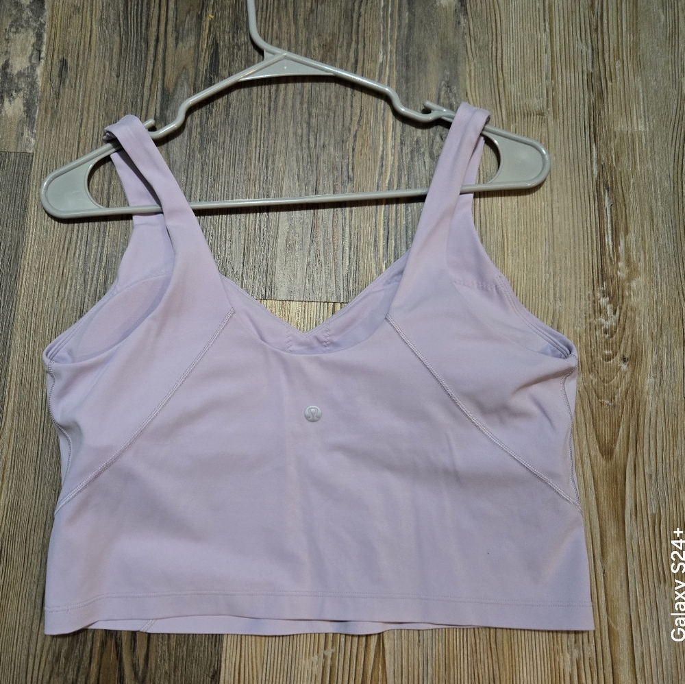 Lululemon Athletica Light Purple Crop Top - Picture 11 of 15